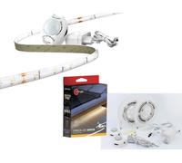 KIT STRISCE LED 2x1,2 mt. IP20 - 7 Watts con sensore di movimento e timer