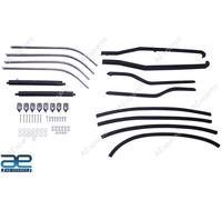Kit Strisce Pedana Completo Nero AEspares Compatibile Con Lambretta GP DL