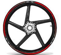 labelbike - Kit Strisce adesive per Cerchi Ruote 17' Moto Stickers tuning compatibili con SUZUKI GSR