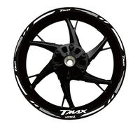 Kit strisce riflettenti ruote Adesivo Per Cerchioni Di Motociclette Per YAMAHA TMAX560 T MAX 560 T-MAX560 Adesivo Riflettente Per Cerchioni Adesivi Per Mozzi Ruota Set completo adesivi cerchi(Colore 2