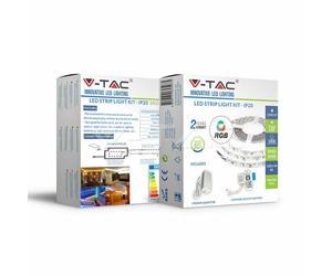 Kit Striscia 300 led multicolor RGB bobina 5 mt V-TAC VT-5050 60