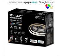 V-TAC Kit Strip LED SMD5050 15W 90 LED/m RGB+3IN1 5m con Telecomando