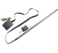 Kit Striscia di Illuminazione stroboscopica per Auto, Cavaliere Night Rider Light Bar 7 Colori 147 modalità 48 LED RGB 22 '' Kit Striscia Lampeggiante per Auto Lampeggiante 12V