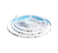 KIT STRISCIA LED 65W LUCE RGB IP20 5 METRI VT-5050 -LED23145 V-TAC