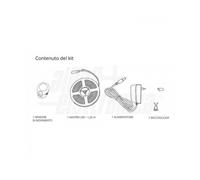 Kit striscia Led BEDlight singolo 1,2m 24Vdc con alimentatore e sensore di mov