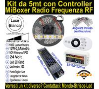 Kit Striscia Led Luce Bianca per Velette, Controsoffitti e SottoPensili Cucina.