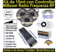 Kit Striscia Led Luce Bianca per Velette, Controsoffitti e SottoPensili Cucina.