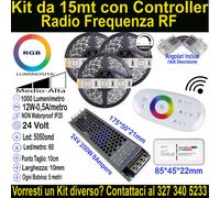 Kit Striscia Led Luce RGB x Velette, Controsoffitti, Cartongesso, Graffi. Strip.