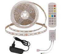 Kit Striscia Led Rgb 5M Con Alimentatore Ir Per Interni