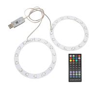 Kit Striscia Luminosa a LED RGB Applicabile a PS5-8 Colori 400 Effetti di Luce Sincronizzati con Musica/suono di Gioco, 3 Metodi di Controllo, Illuminazione D'atmosfera della Console, Kit Barra Lumi