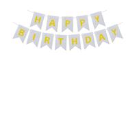 Kit Striscione Con Lettere Bandiere sospese, stendardi, decorazioni for feste di compleanno(Color46A)
