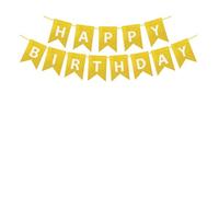 Kit Striscione Con Lettere Bandiere sospese, stendardi, decorazioni for feste di compleanno(Color46J)