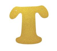 Kit Striscione Con Lettere Decorazioni for feste di compleanno e matrimonio, striscione lettere carta(T,4 inches)