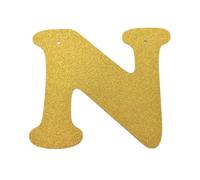 Kit Striscione Con Lettere Decorazioni for feste di compleanno e matrimonio, striscione lettere carta(N,4 inches)
