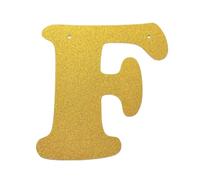 Kit Striscione Con Lettere Decorazioni for feste di compleanno e matrimonio, striscione lettere carta(F,4 inches)