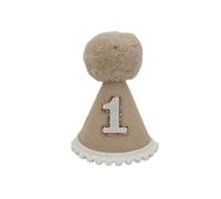 Kit Striscione Con Lettere Ghirlanda di ghirlande feltro non tessuto con fiocco, cappello, sedia for il primo compleanno, accessori for foto for decorazioni for feste for bambini(Hat C)