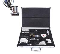Kit Strumenti Calibro Saldatura Set Righelli Misurazione 13 Pezzi con Righello 0-150mm Calibro Saldatura d'Angolo Specchio Ispezione Custodia per Controllo Saldature