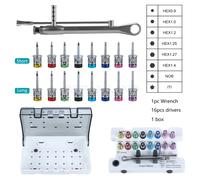 Kit strumenti manuali per impianto dentale universale e restaurazione protesica