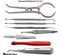 Kit Strumenti Ortodontici Pinza per Uncini Direzionatore di Legature Spingibande