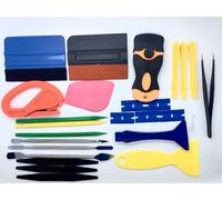 Kit Strumenti per Pellicole Oscuranti per Vetri, Tergivetro, Spatola per Vinile