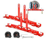 Kit Strumenti Regolazione Assetto Ruote | Piatte Allineamento Robusti - Attrezzatura Bilanciatura Ruote per Veicoli Moto Auto Barche Biciclette Officina Professionale Garage Riparazione Casa