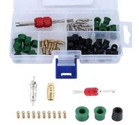 Kit strumenti riparazione CA di livello professionale 71 pz con nuclei e guarniz