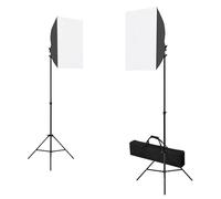 Kit studio fotografico con softbox e riflettore per fotografia professionale - Controllo luce per un'illuminazione perfetta, ideale per ritratti e foto del prodotto