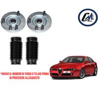 KIT SUPPORTI AMMO A MOLLA +TAMPONI PARAPOLVERE ANT. ALFA ROMEO 159 (939) - BRERA