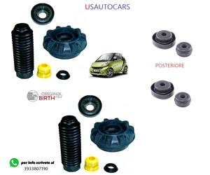 KIT SUPPORTI+CUSCINETTI+TAMPONI AMMORT.ANT+POST. SMART FORTWO 451 COUPE' CABRIO