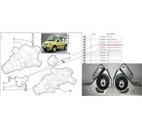 KIT SUPPORTI DIFFERENZIALE FIAT NUOVA PANDA 169 4x4 1.2 e 1.3 MULTIJET ORIGINALI