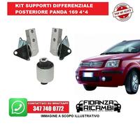 KIT SUPPORTI DIFFERENZIALE POSTERIORE FIAT PANDA (169) 1.2 4X4 1.3 MULTIJET 4X4