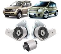 KIT SUPPORTI DIFFERENZIALE POSTERIORI FIAT NUOVA PANDA 169 4x4 1.2 1.3 MULTIJET
