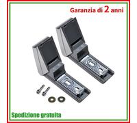 KIT SUPPORTI MANIGLIA CERNIERE PER PORTA FRIGORIFERO LIEBHERR 9590178 9590124