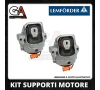 Kit Supporti Sostegno Motore Idraulici Destro Sinistro Lemforder Audi A4 8K TDI