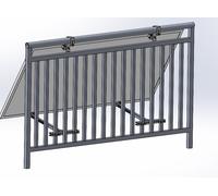 Kit supporto balcone fissaggio sistema di fissaggio centrali elettriche balco...