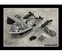 Kit Supporto Carena + Faro Ant. + Retrò + Copertura Contatore per Yamaha FZ1