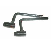 Kit Supporto Pedana Poggiapiede Posteriore Verniciata Nero Royal Enfield GEc
