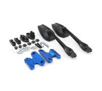 Kit Supporto Specchi Retrovisori Blu Per Moto
