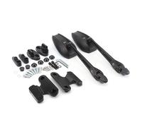 Kit Supporto Specchi Universali Per Moto Retrovisore Nero