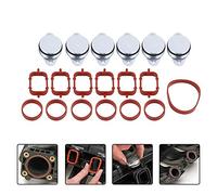 kit suppression clapet admission adatto per kit suppression clapet admission adatto per 6x 33mm kit di guarnizioni di aspirazione per auto, tappi per fustelle auto adatto per adatto