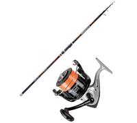 Kit Surfcasting Canna Promax 4,20mt 180gr o 200gr + Mulinello TRABUCCO a scelta (1 PROMAX 4,20MT 200GR + 1 TRABUCCO DAYTON 8000)