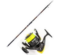 Kit Surfcasting Canna Promax 4,20mt 180gr o 200gr + Mulinello TRABUCCO a scelta (1 PROMAX 4,20MT 200GR + 1 TRABUCCO SONIC 8000)