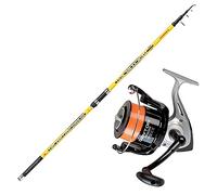 Kit Surfcasting TRABUCCO Canna VEKTOR 4,20mt 150g Mulinello DAYTON SURF 8000 Filo XPS ARANCIO