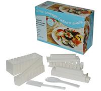 Kit Sushi 10 Pezzi Multiforma Cofanetto Creativo Cucina Asiatica Maker