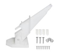 Kit tachimetro per barca marina, kit di montaggio automatico del tubo di sollevamento fino a 80 mph (bianco)