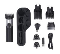 Kit Tagliacapelli 5 in 1, Regolabarba Elettrico con Regolazione della Lunghezza 19 Limiti con Schermo LCD per Uomo, Design Multifunzionale, 2 Impostazioni di velocità,