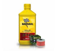 KIT TAGLIANDO 1 LITRO OLIO BARDAHL XTC C60 10W40 FILTRO Kawasaki KLX 450 R 2013