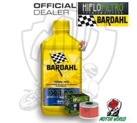 KIT TAGLIANDO 1 LITRO OLIO BARDAHL XTM 10W40 FILTRO Kawasaki KLX 250 S 2009 2010