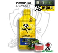 KIT TAGLIANDO 1 LITRO OLIO BARDAHL XTM 5W40 FILTRO Kawasaki KLX 140 2015 2016