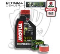 KIT TAGLIANDO 1 LITRO OLIO MOTUL 5000 10W40 FILTRO Honda XR 250 1982 1983